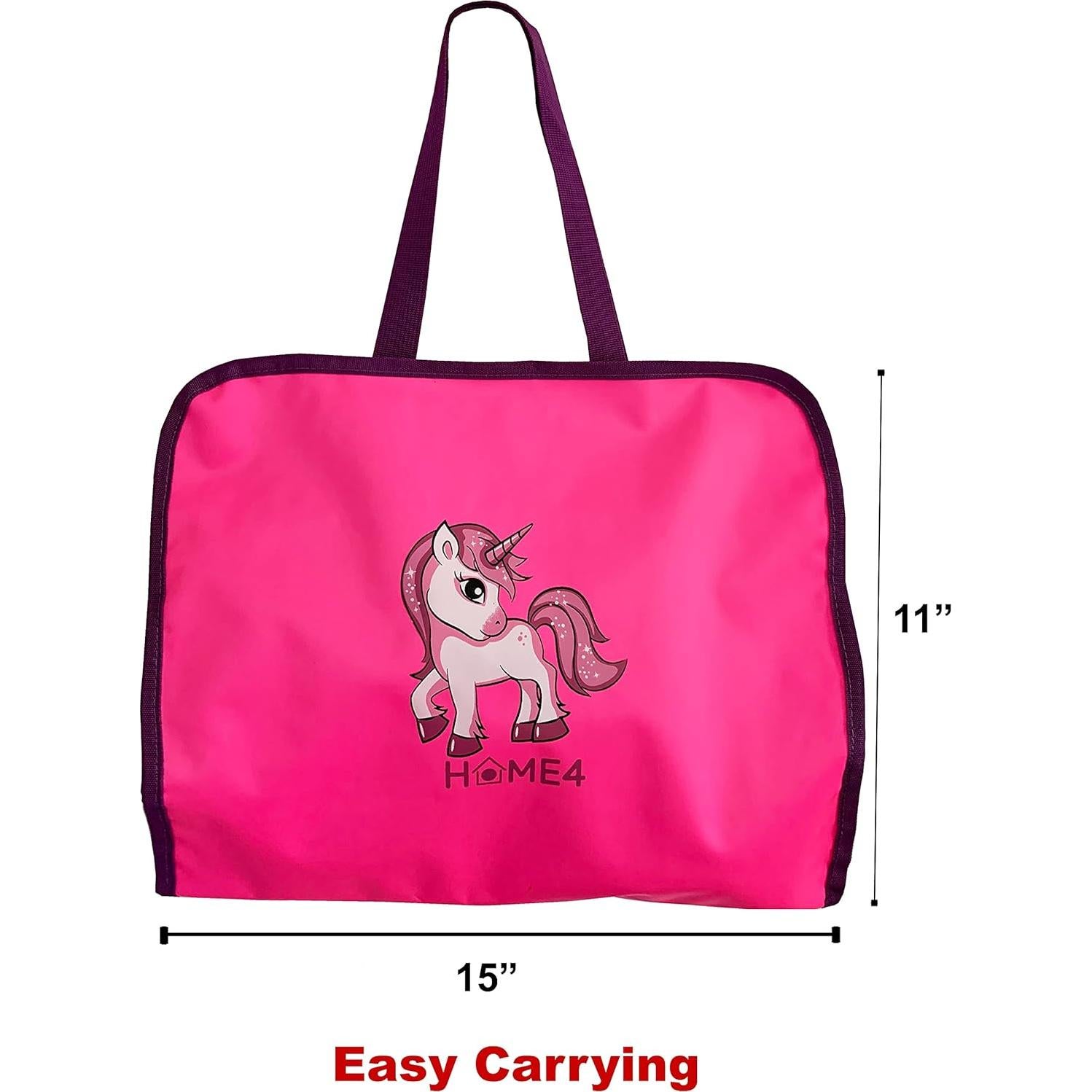 Unicorn Toy Dolls Travel Carrying Bag Storage Organizer Compatible with Surprise Toys OMG Barbie LOL