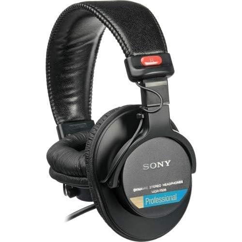 Auriculares Sony MDR-7506 con estuche Slappa - 40mm, 1.02kg