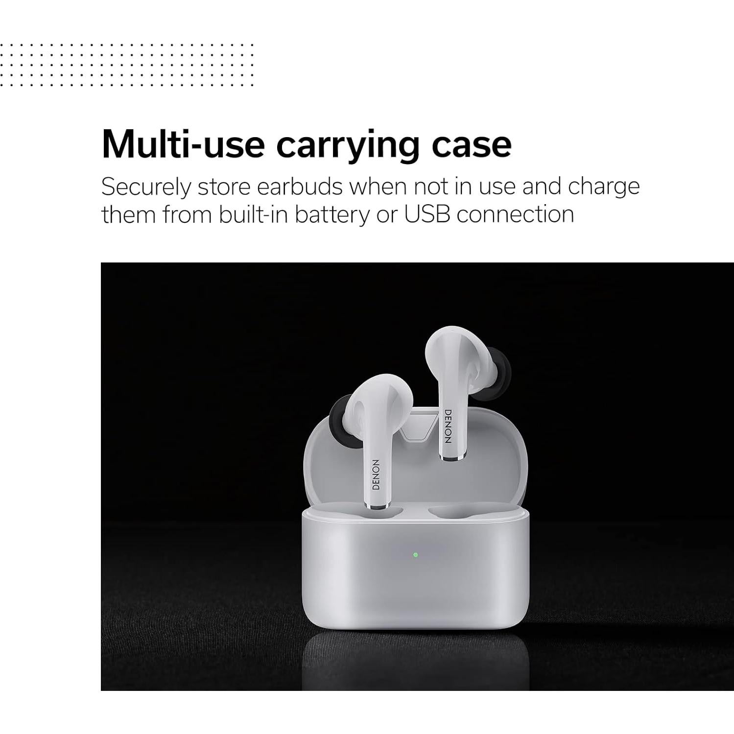 Auriculares In-Ear Denon AH-C830NCW Bluetooth con ANC IPX4