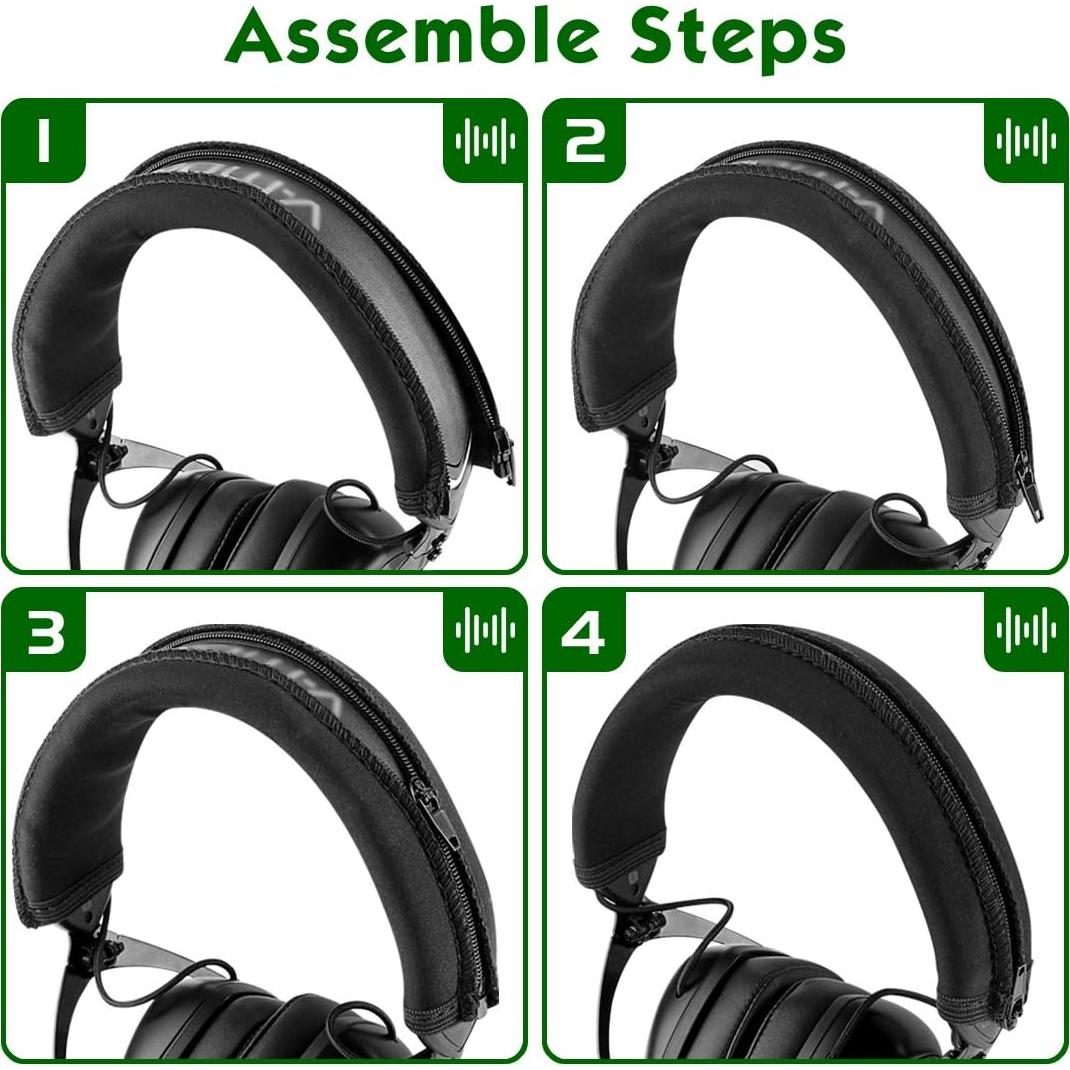 Cubierta de Banda para Auriculares Geekria V-MODA Crossfade LP/M-100