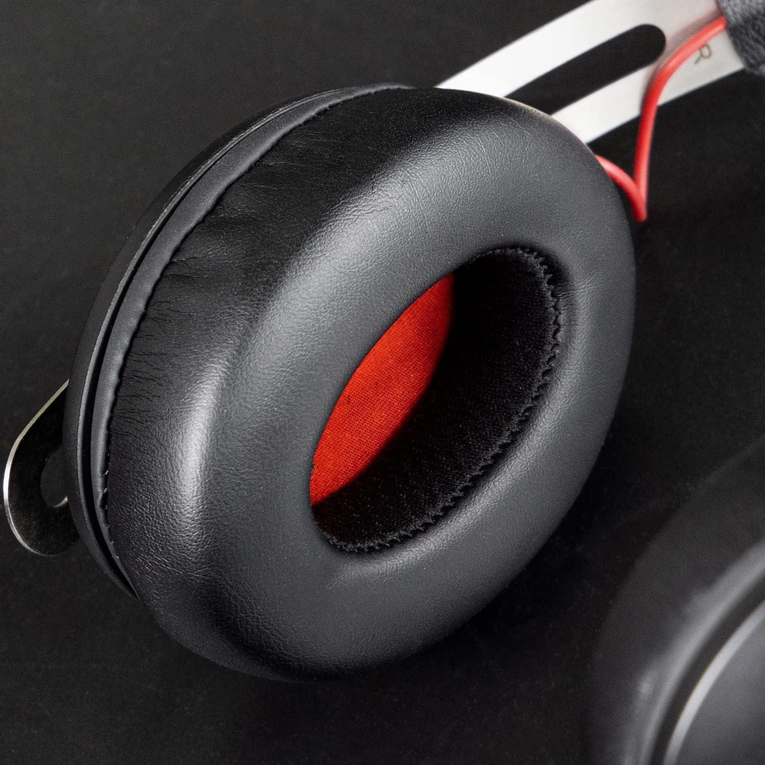 Almohadillas de Repuesto SOULWIT para Auriculares Sennheiser Momentum 1.0 - Negro