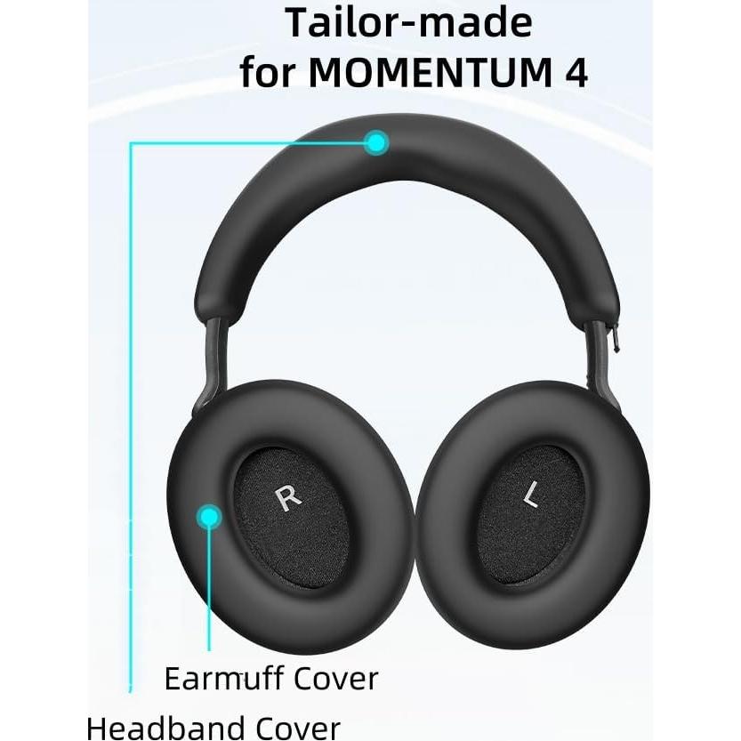 Juego de Fundas de Silicona Pidynx para Auriculares Momentum 4