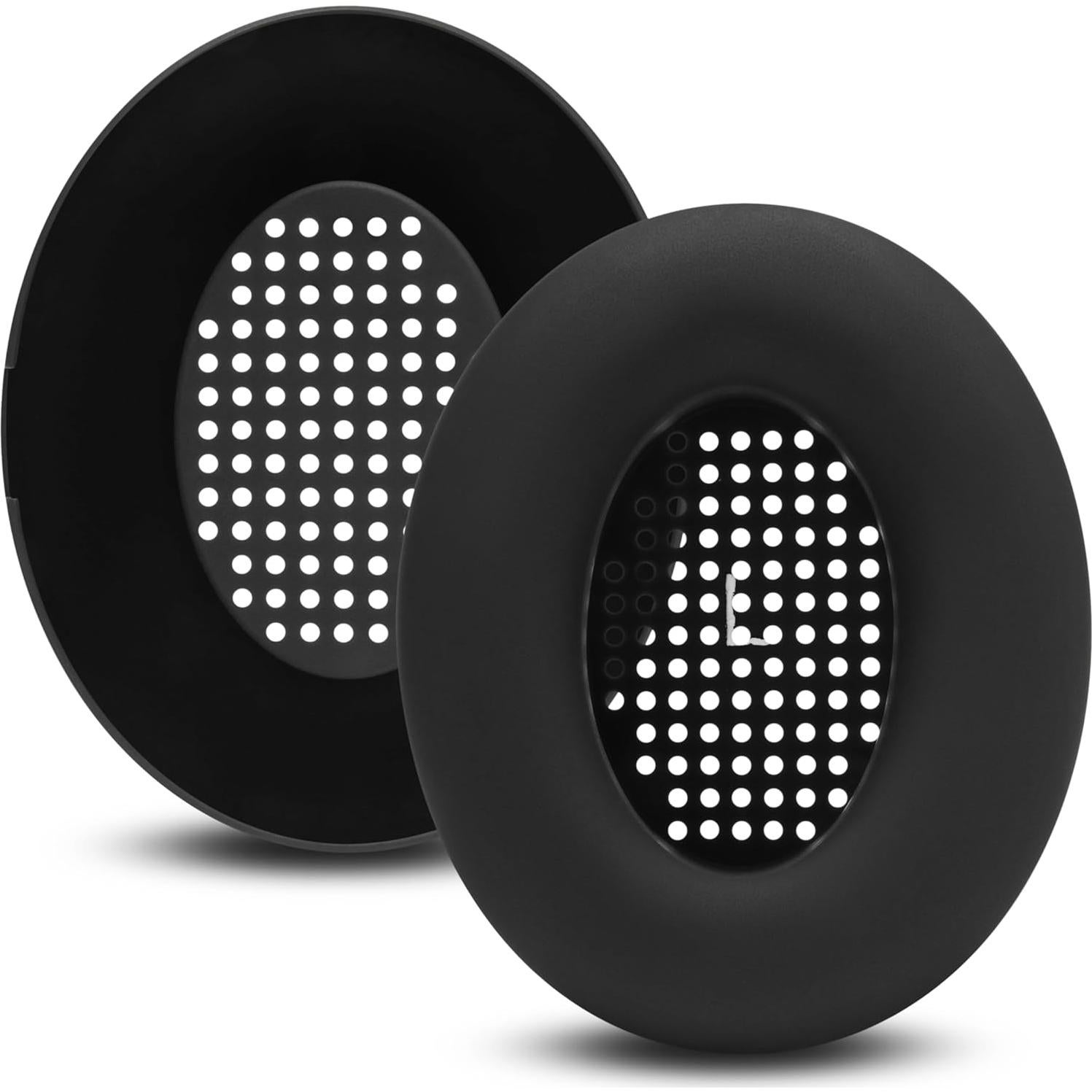 Fundas de Almohadilla WC SweatZ para Sennheiser Momentum 4 - Resistentes al Sudor y Lavables - Negro