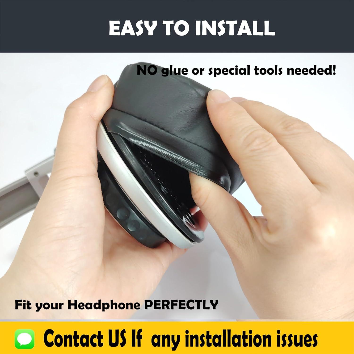 Cojines de Reemplazo para Auriculares Status Audio CB-1 - Cuero de Proteína y Espuma de Memoria