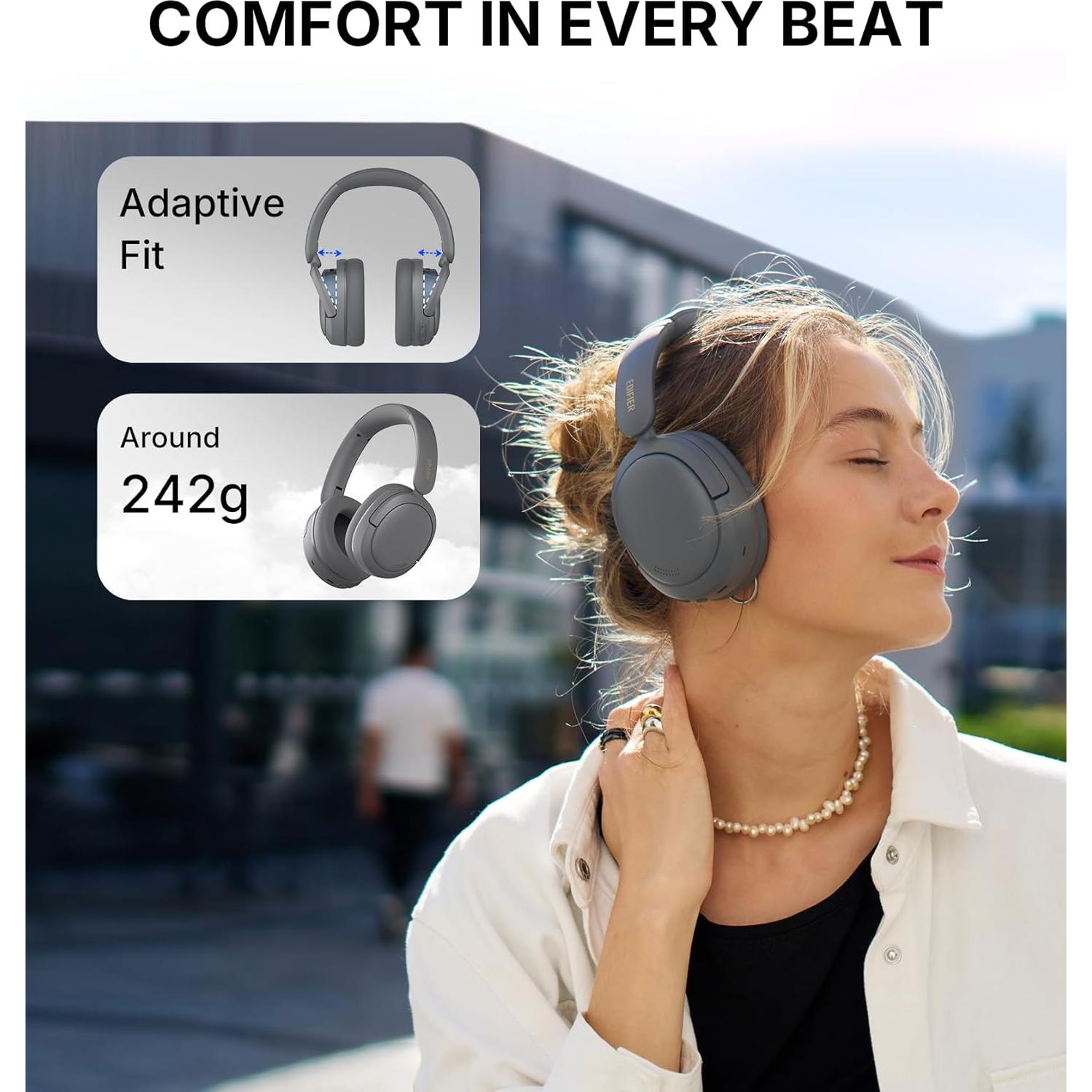 Auriculares Inalámbricos Edifier W800BT SE - Bluetooth 5.4, 45H Batería, Cancelación de Ruido AI