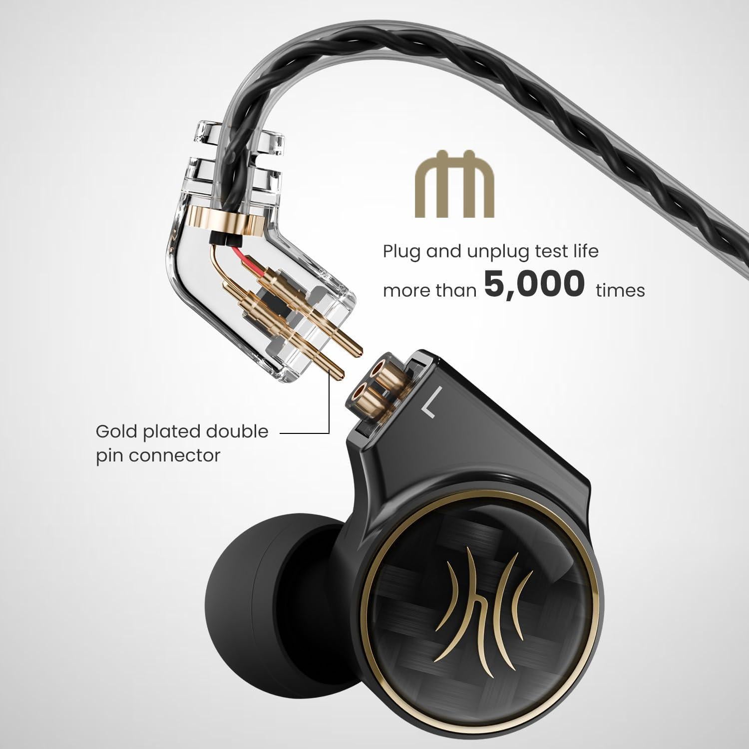 Auriculares OneOdio Master 1 In-Ear Hi-Fi con Cable Tipo-C