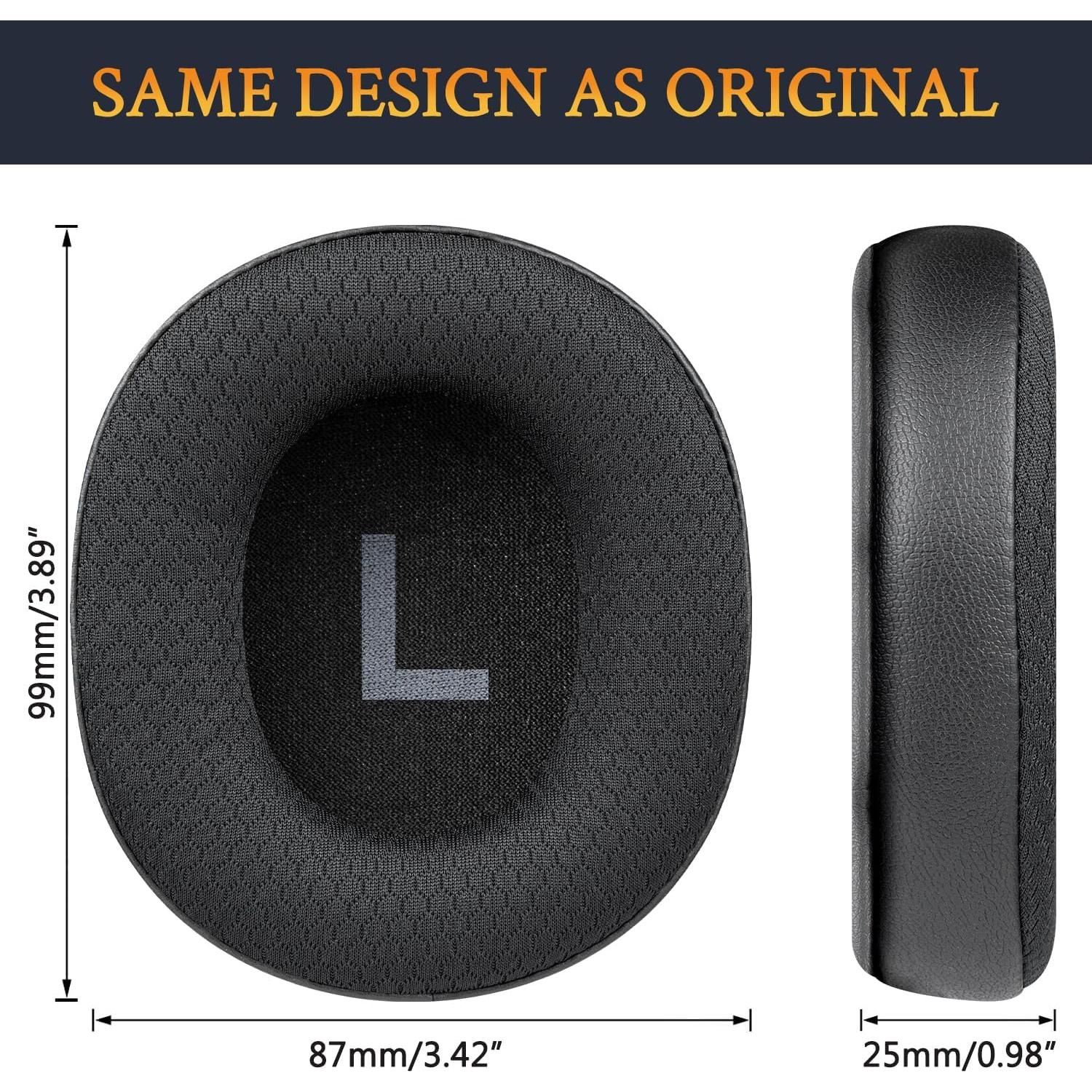 Almohadillas de Reemplazo SOULWIT para Auriculares A70/A71 - Aislamiento de Ruido