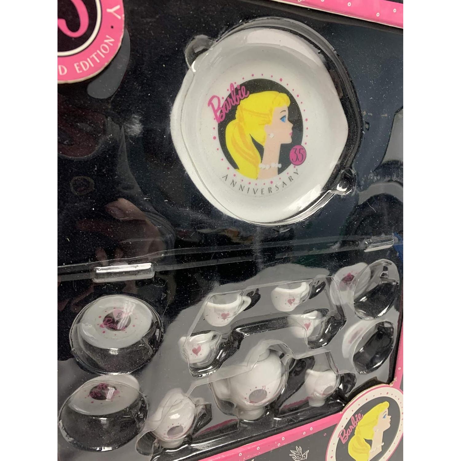 Juego de té miniatura Barbie 35 Aniversario - Edición Limitada