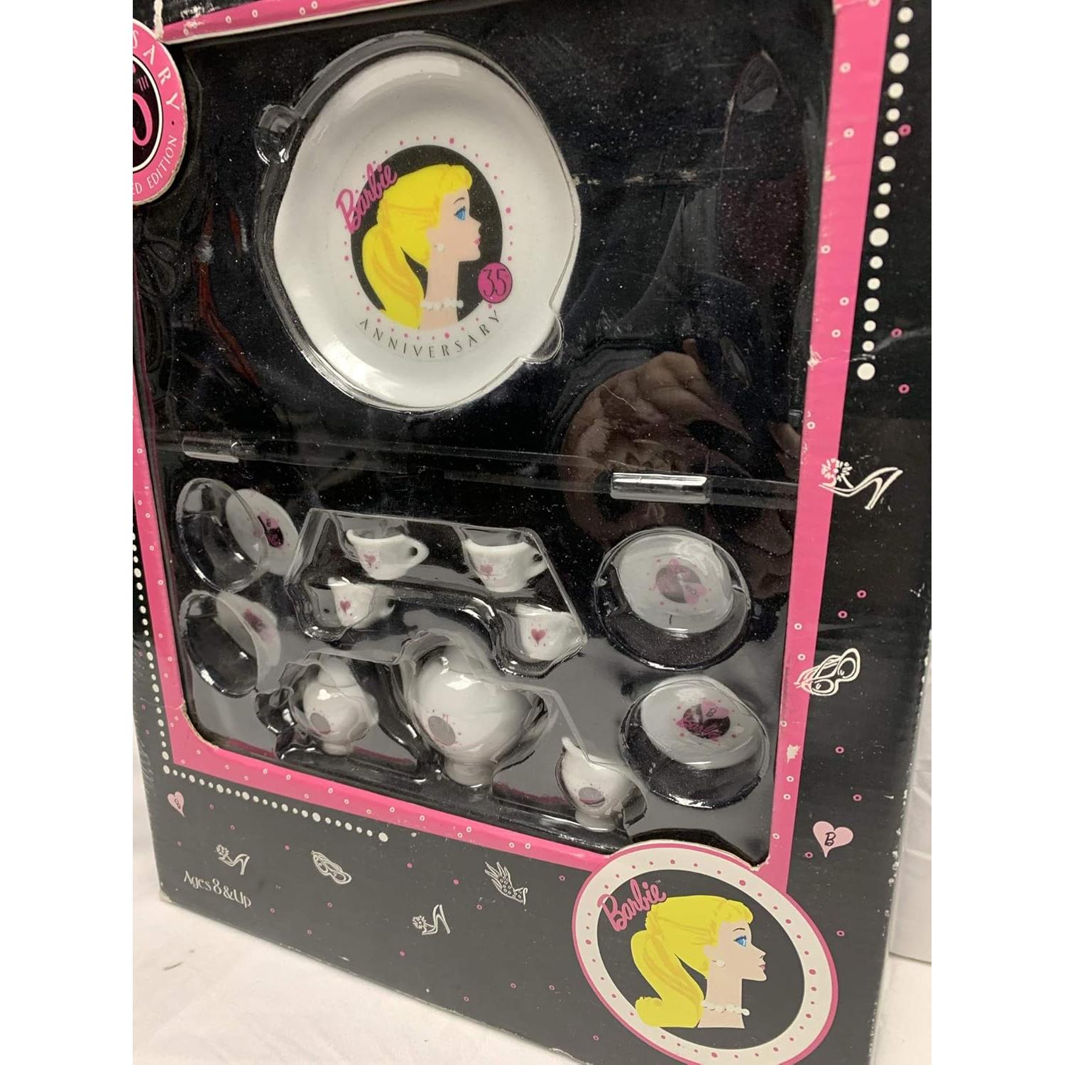 Juego de té miniatura Barbie 35 Aniversario - Edición Limitada