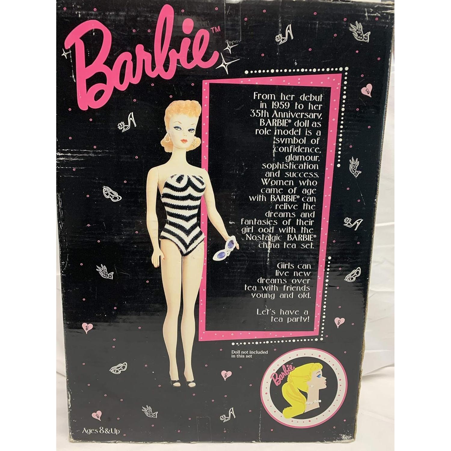 Juego de té miniatura Barbie 35 Aniversario - Edición Limitada