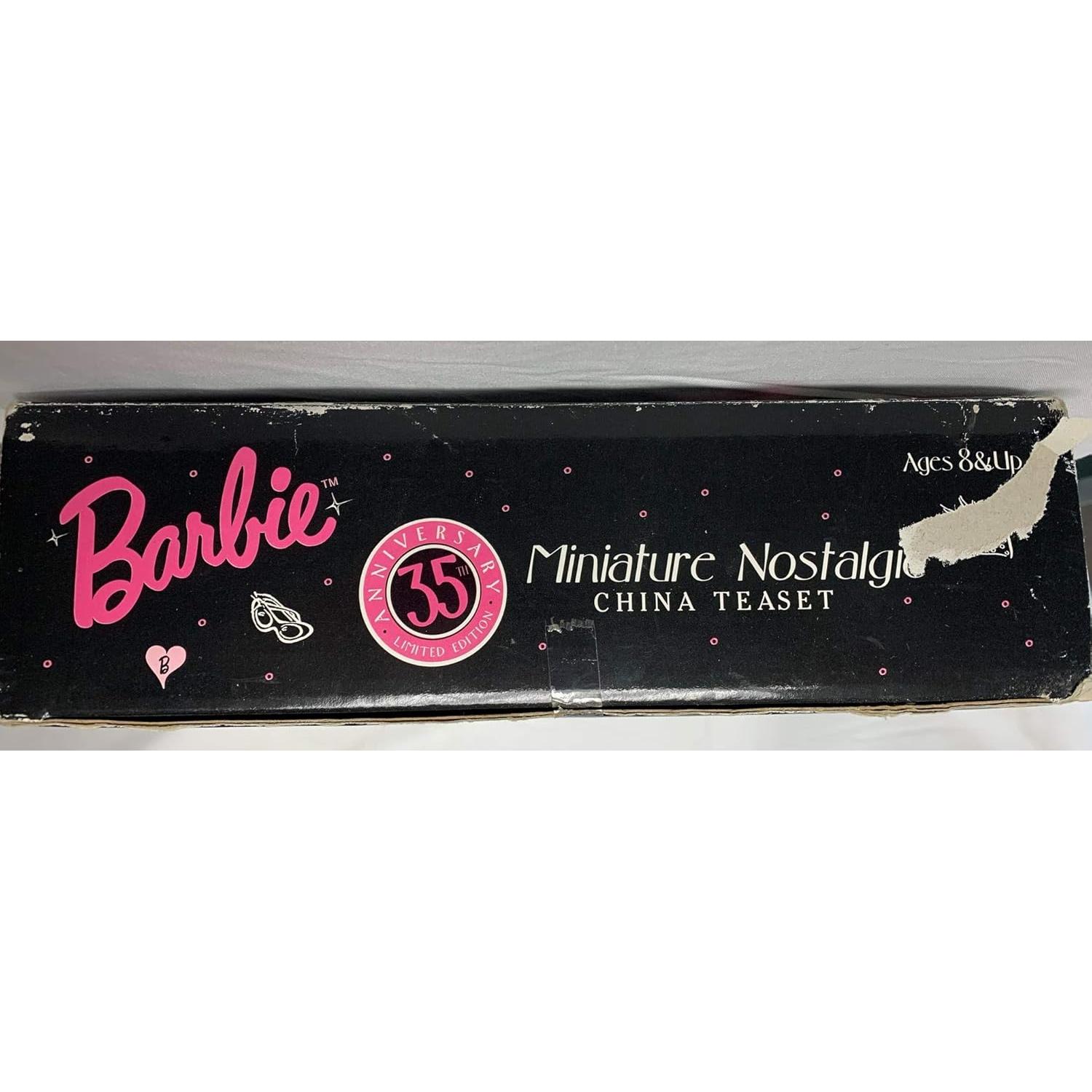 Juego de té miniatura Barbie 35 Aniversario - Edición Limitada