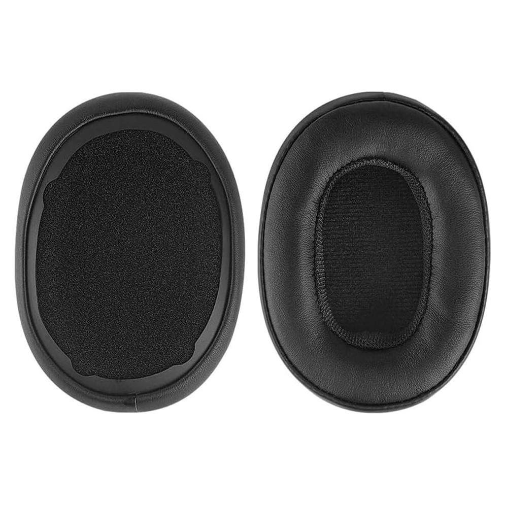 Replacement Ear Pads for Skullcandy Crusher Wireless Crusher Evo Crusher ANC Hesh 3 Headphone Soft Foam Ear Cushions Cover Cup, Protein Leather Earpad Earmuffs, Black