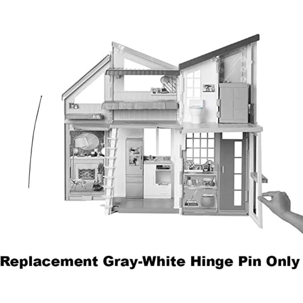 Pasador de Bisagra Gris-Blanco de Repuesto Barbie FXG57
