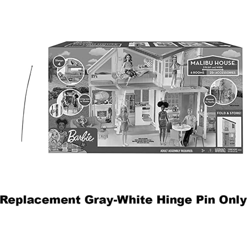 Pasador de Bisagra Gris-Blanco de Repuesto Barbie FXG57