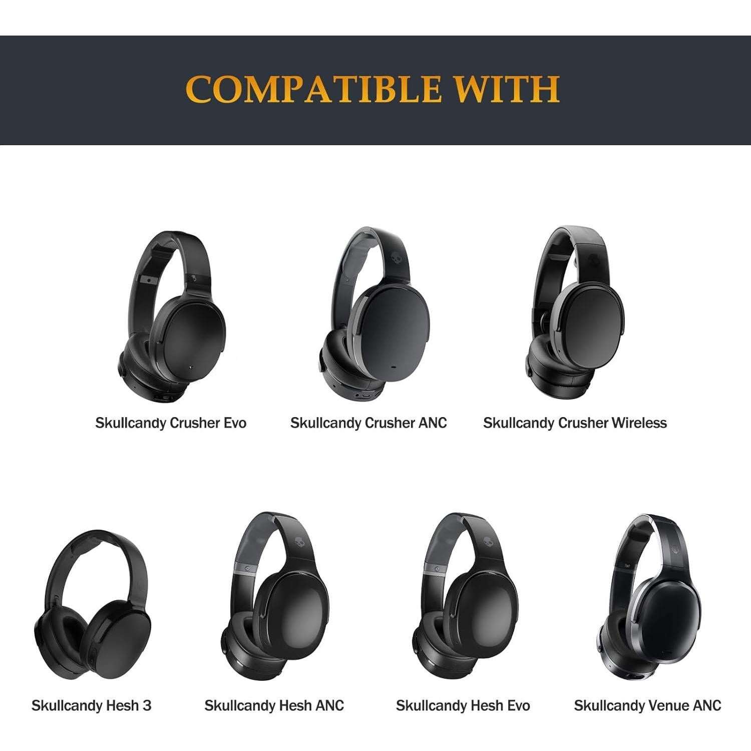 Almohadillas de Reemplazo Skullcandy Crusher Hesh ANC - Par