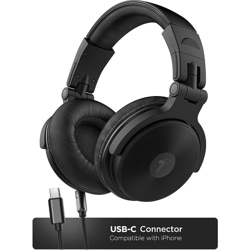 Audífonos DJ Thore V200 Pro USB-C Cerrados de Estudio