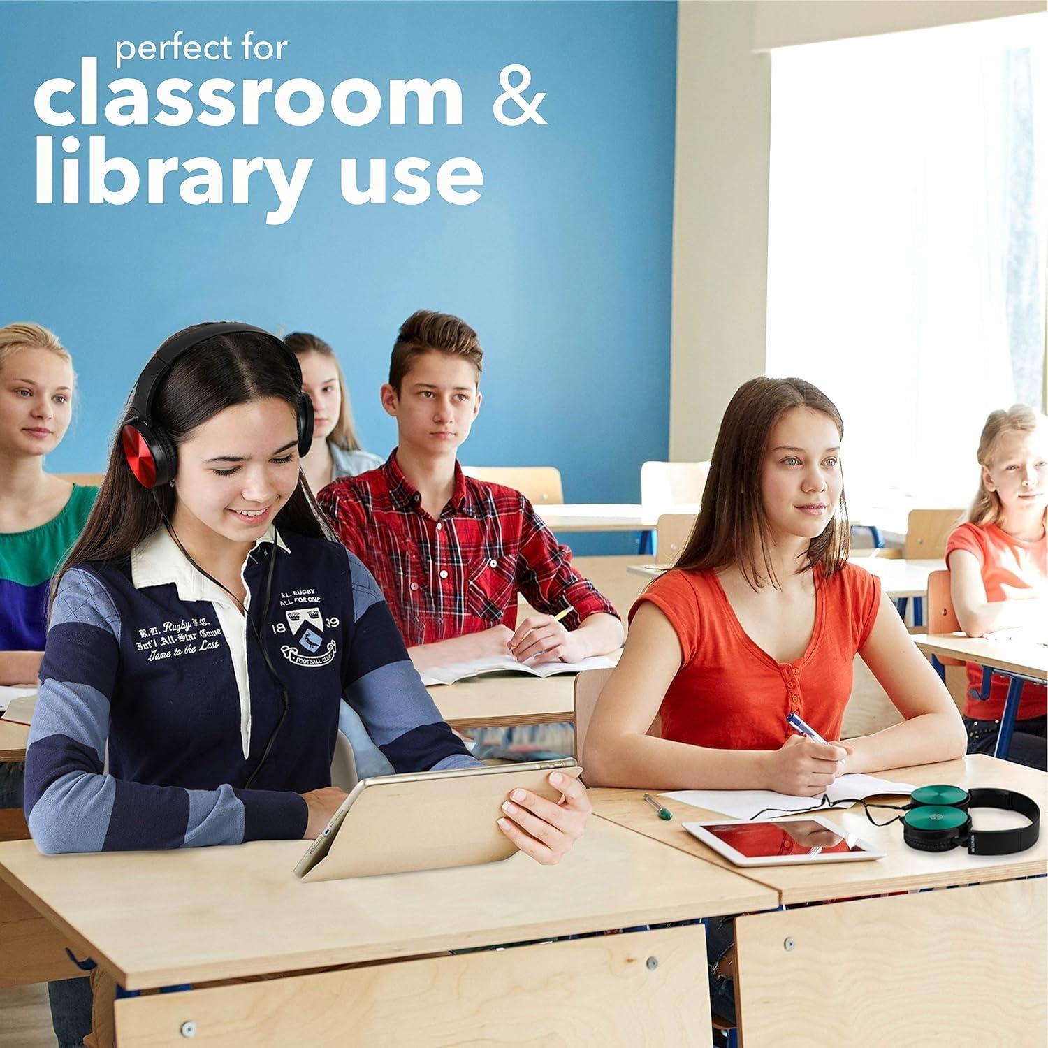 Auriculares de Aula Sonitum - Paquete de 10 Coloridos 3.5mm