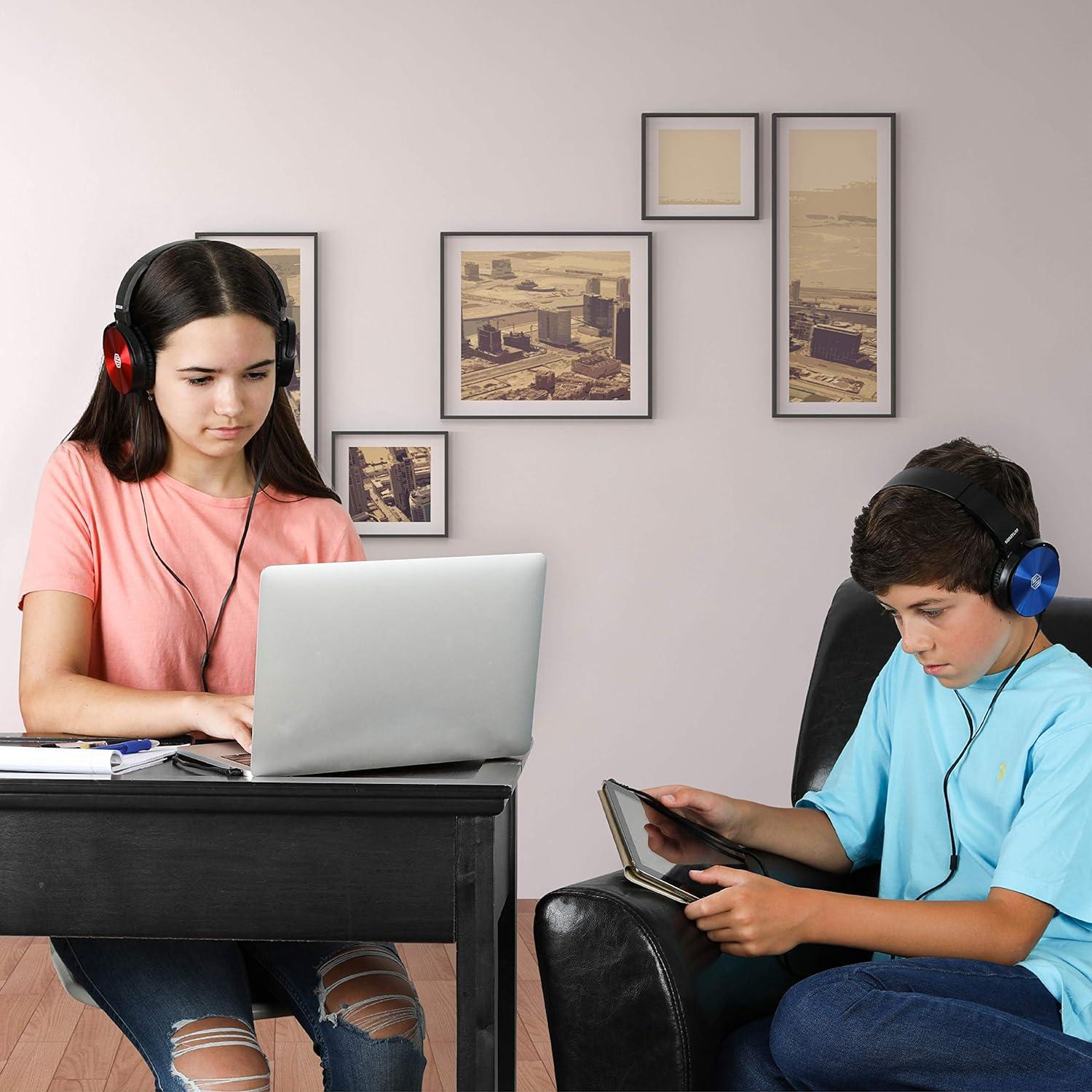 Auriculares de Aula Sonitum - Paquete de 10 Coloridos 3.5mm