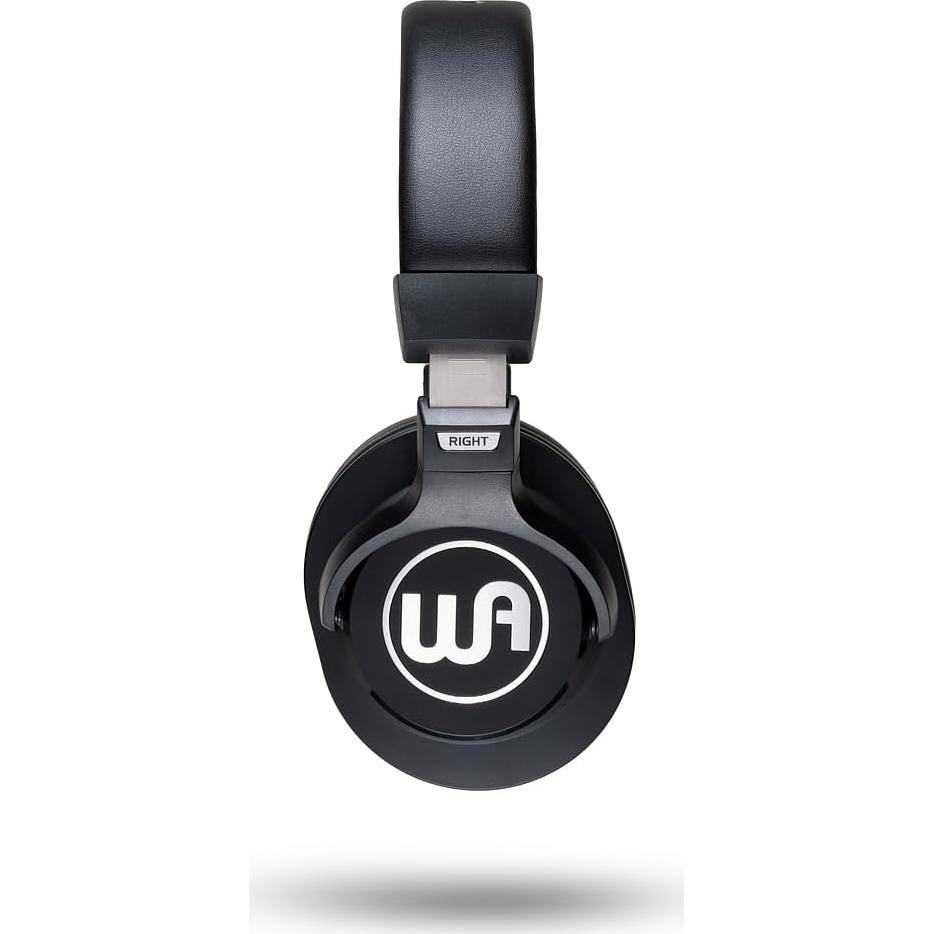 Warm Audio WA-HRT Headroom, Closed Studio Headphones (45 mm Neodymium Driver, Interchangeable Ear Pads, for Monitoring & Recording), Black