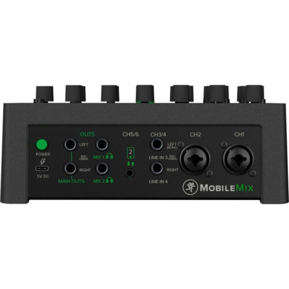 Mackie MobileMix Mezclador de Sonido 8 Canales + Auriculares Polsen HPC-A30