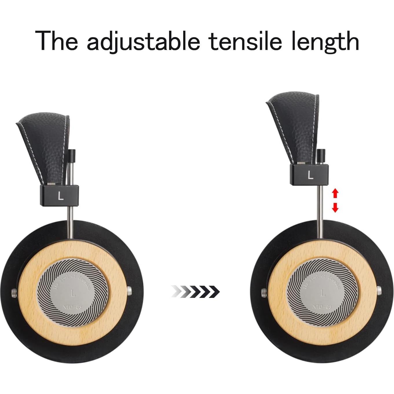 Auriculares Abiertos OKCSC WTD-3 de Madera de Arce 40mm