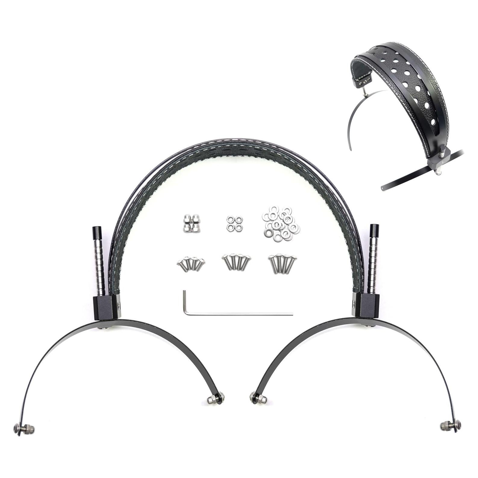 Diadema de metal Voarmaks para auriculares Hifiman SUNDARA