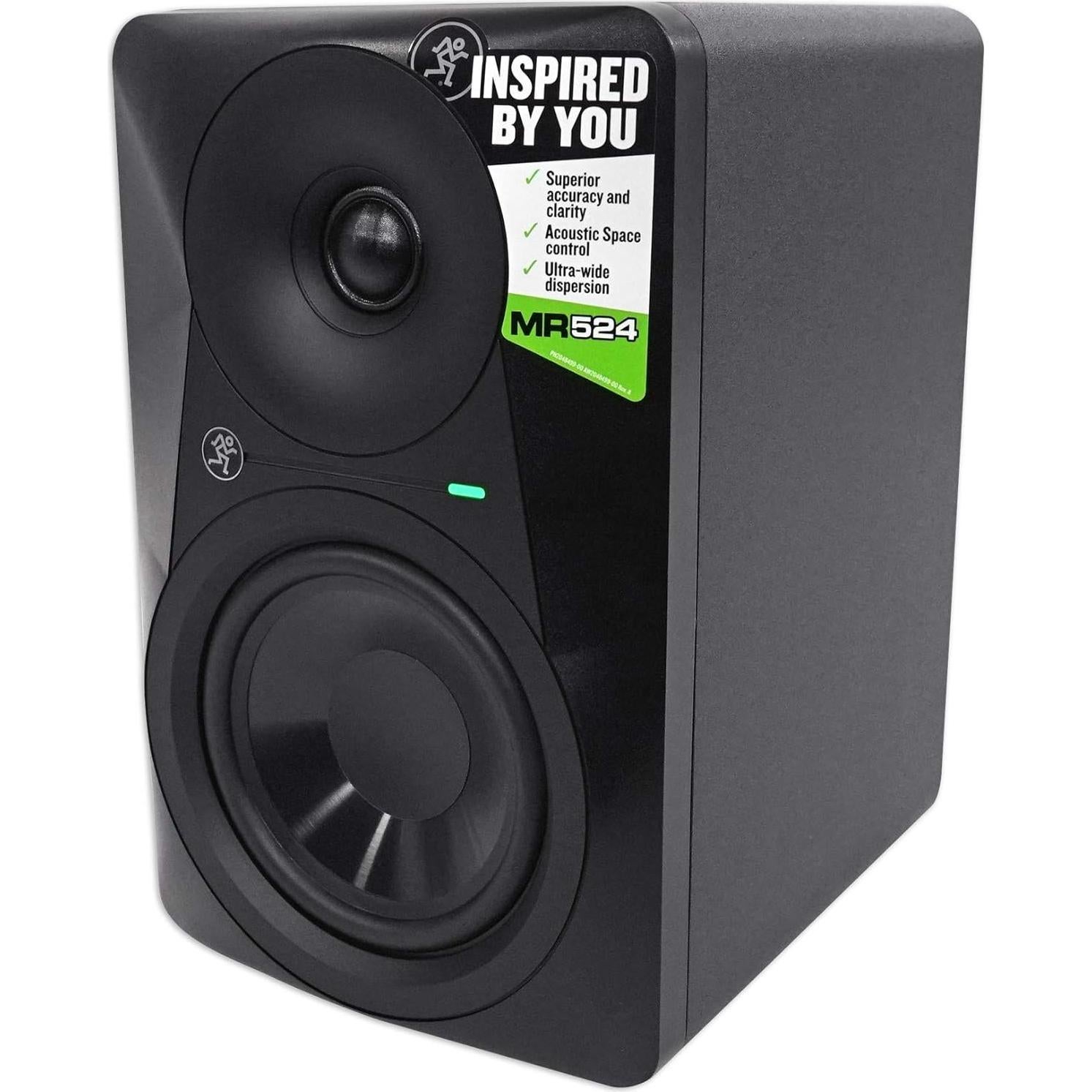 Mackie MR524 5" Monitor de Estudio Activo 50W + Auriculares Samson SR350