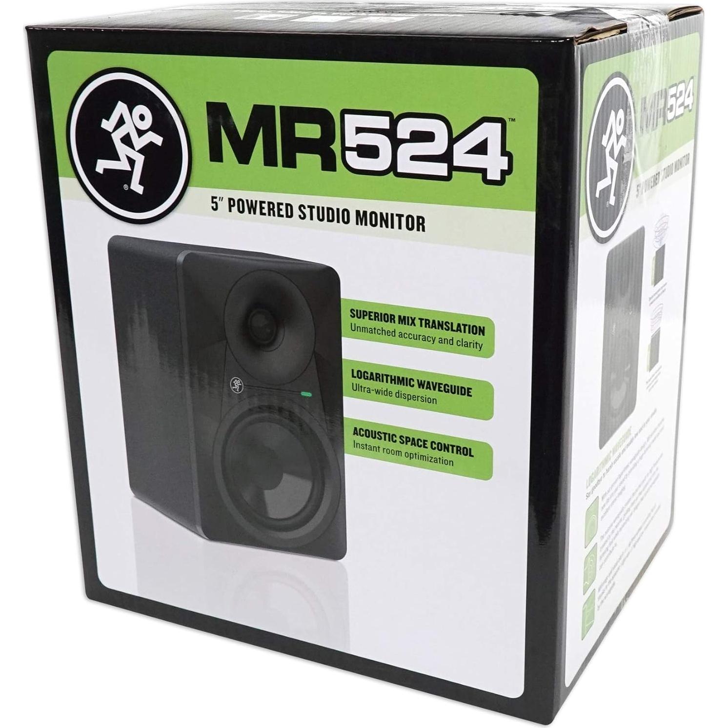 Mackie MR524 5" Monitor de Estudio Activo 50W + Auriculares Samson SR350