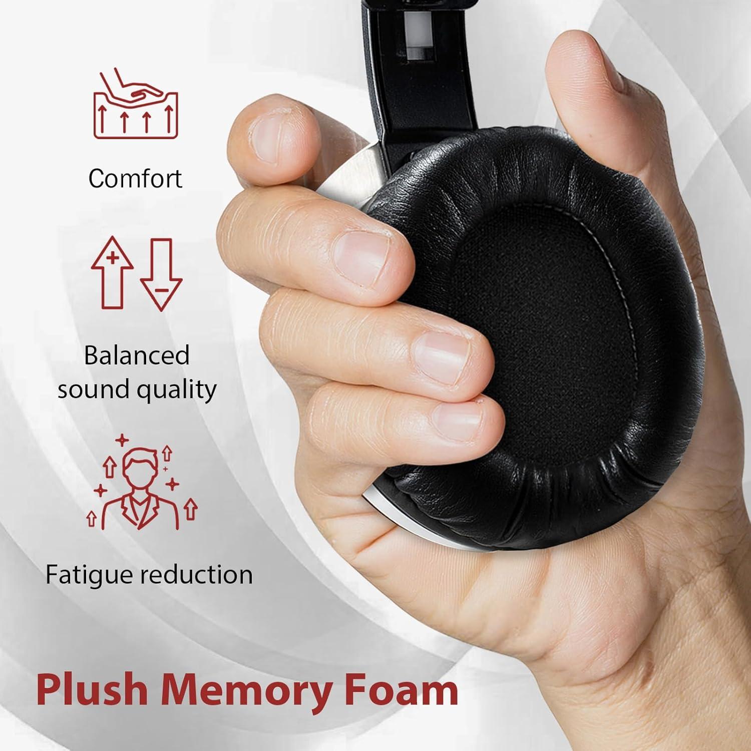 Auriculares Cerrados Yo-tronics YTH-2500 de Madera de Pino