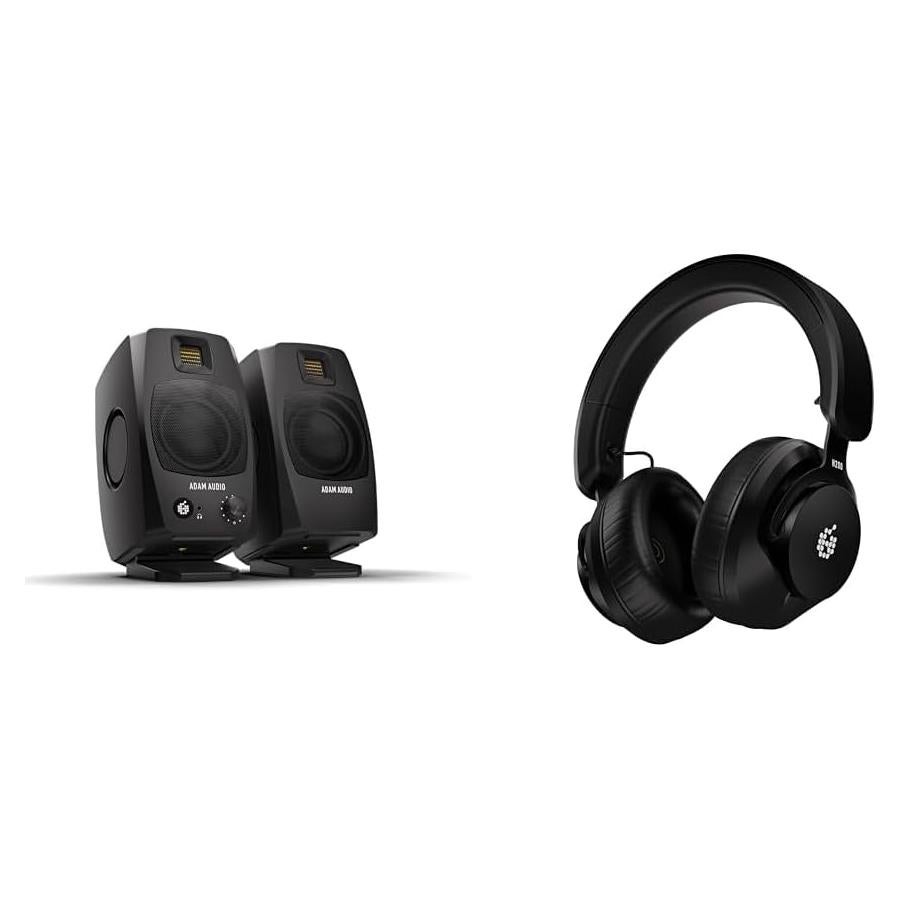 Sistema de Monitoreo Activo ADAM Audio D3V + Auriculares H200