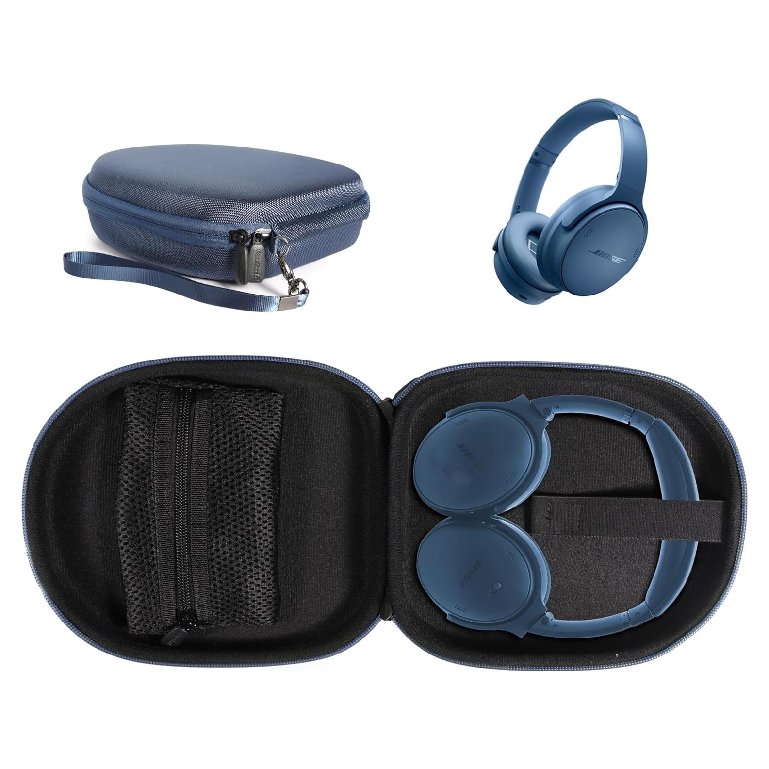 Funda CaseSack para Auriculares Bluetooth Bose QuietComfort 45/35 - Azul