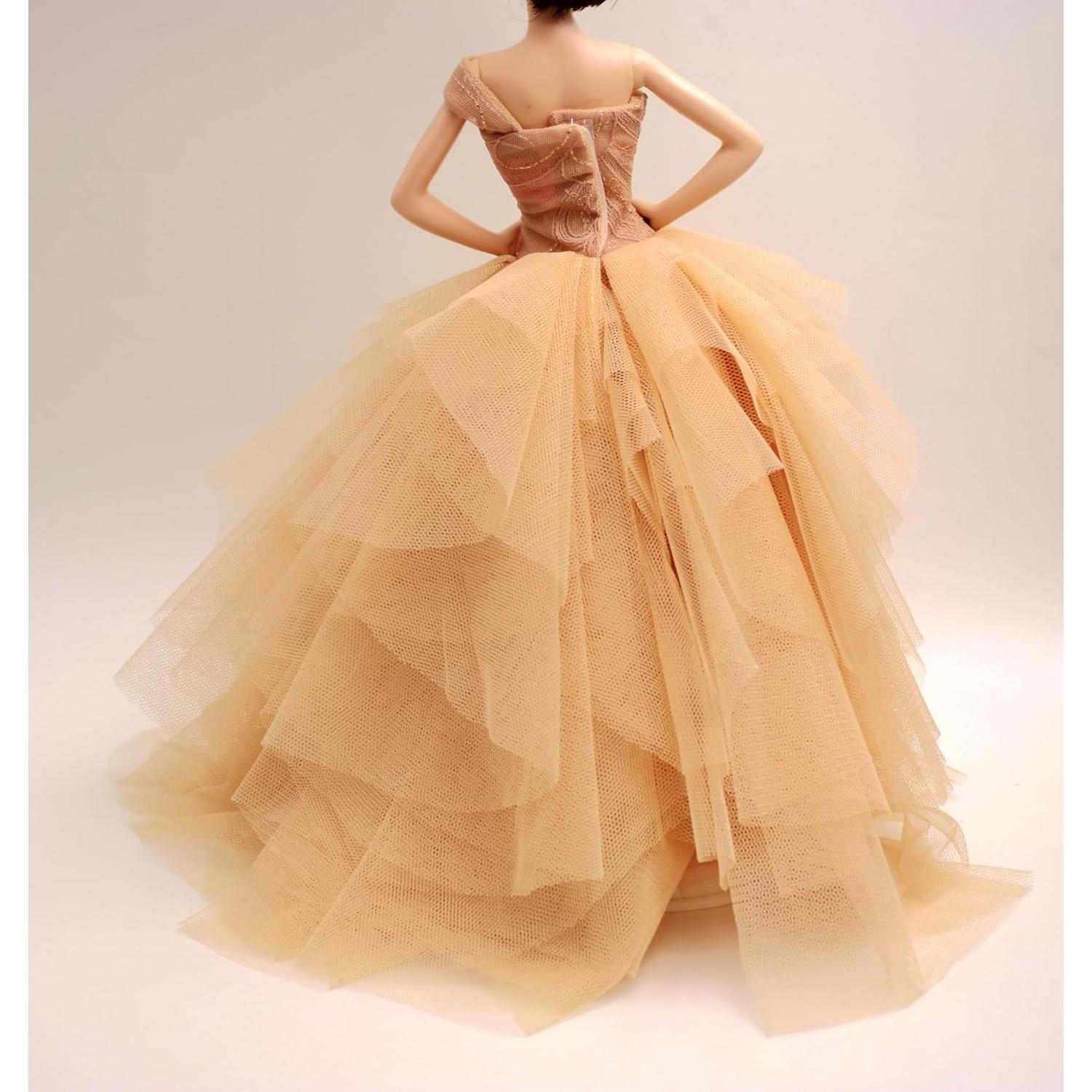 Vestido de Boda Clásico Cora Gu para Muñeca 30 cm Hecho a Mano