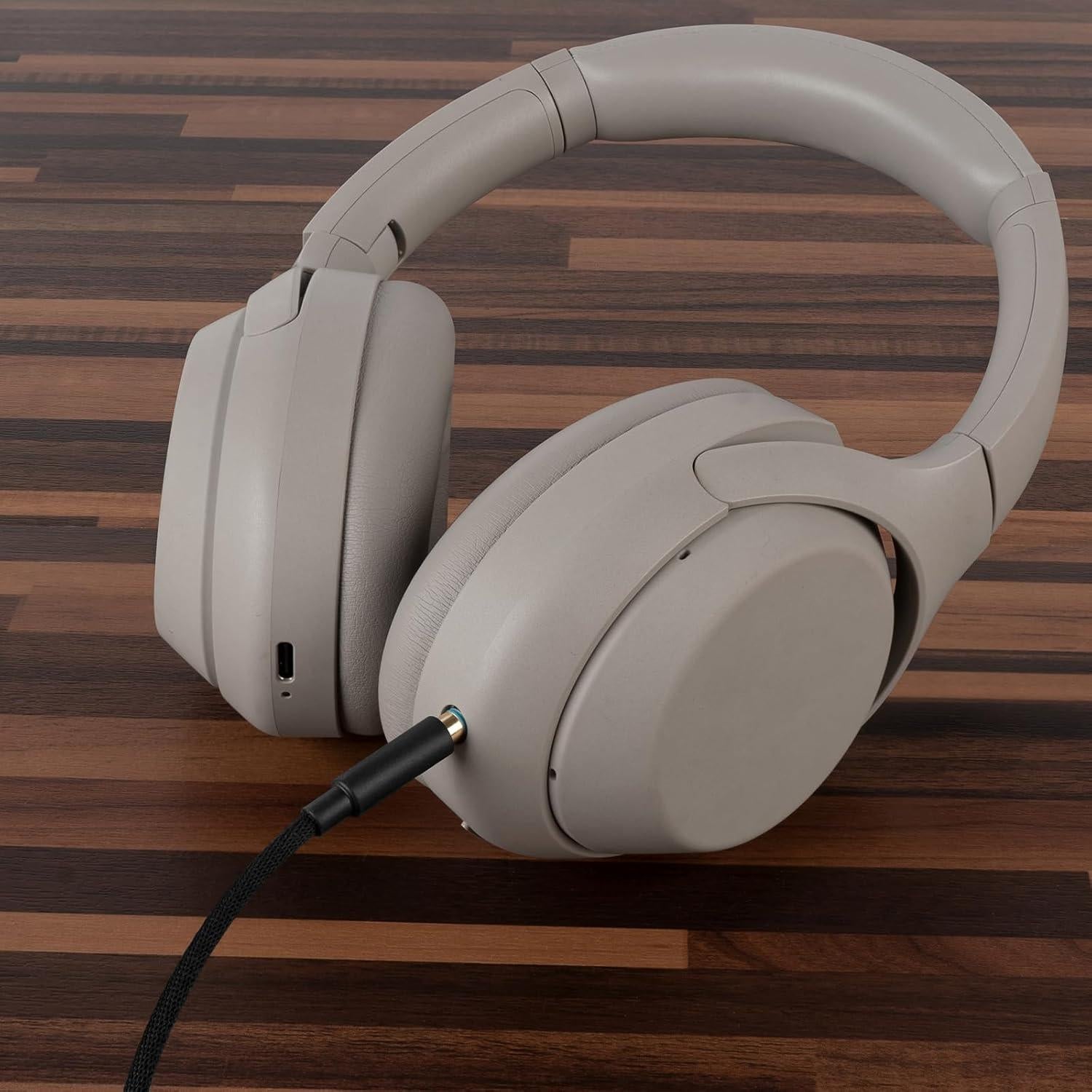 Cable trenzado de tela Geekria 3.5mm para auriculares Sony