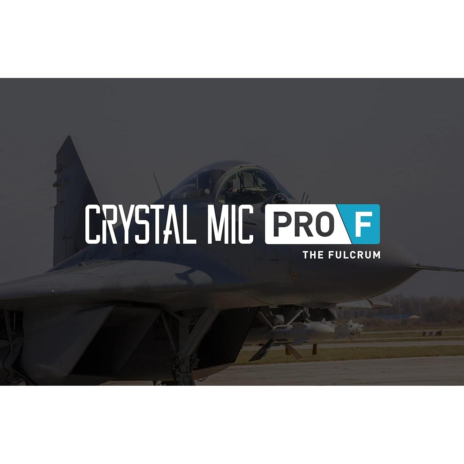 Pro Fulcrum for General Aviation with BoseA20 Microphone. Compatible with Sony WH-1000XM4 and XM3 Noise Cancelling Headphones