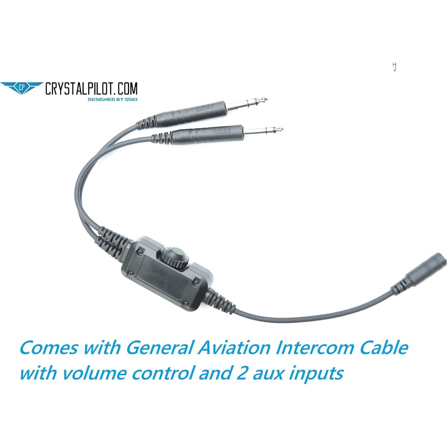 Pro Fulcrum with TSOd Intricon Microphone. Compatible with Sony WH-1000XM4 Headphones. Transforms Your Headphone into an Aviation Headset
