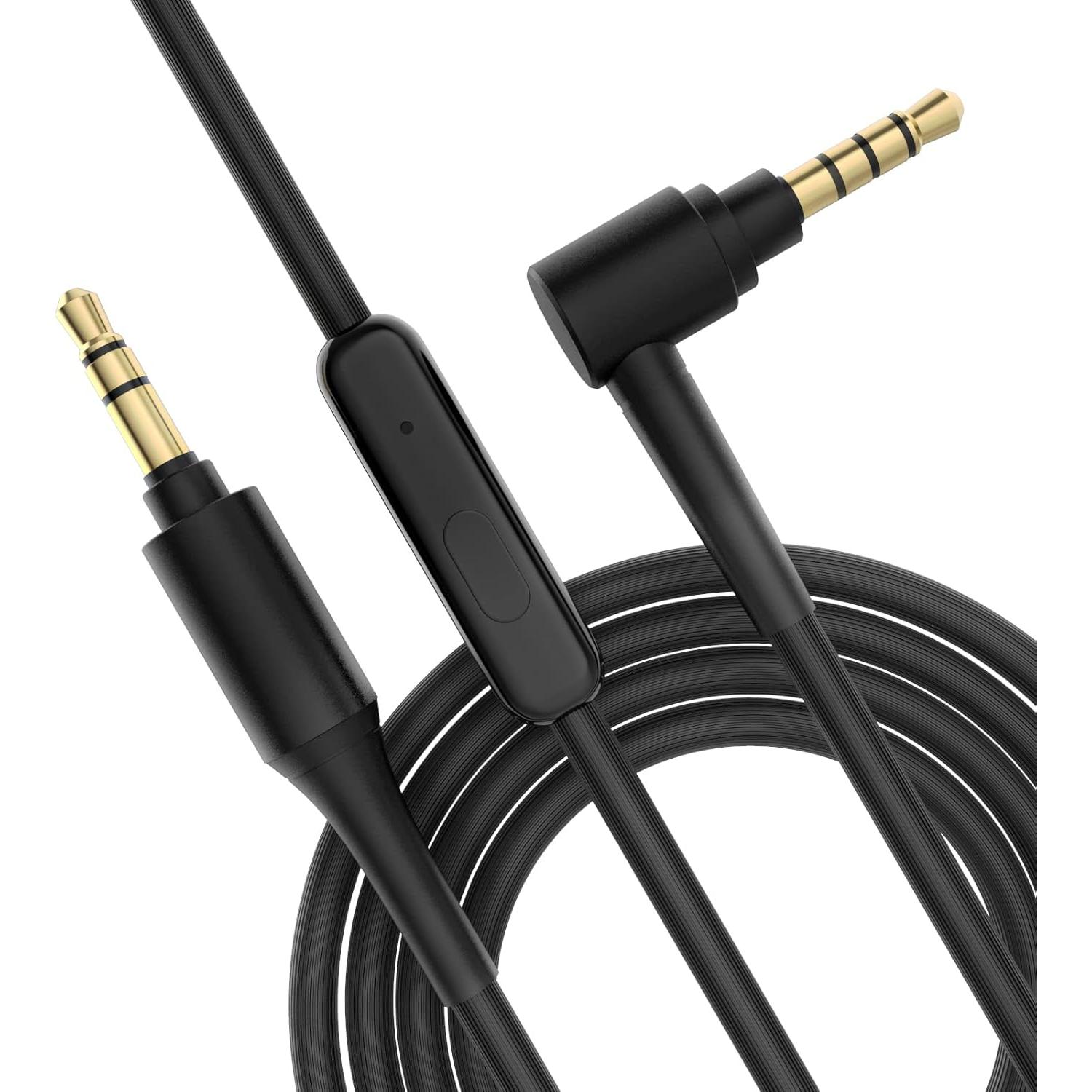 Cable de audio Aux 3.5mm con micrófono Toeasor 1.5m compatible Sony