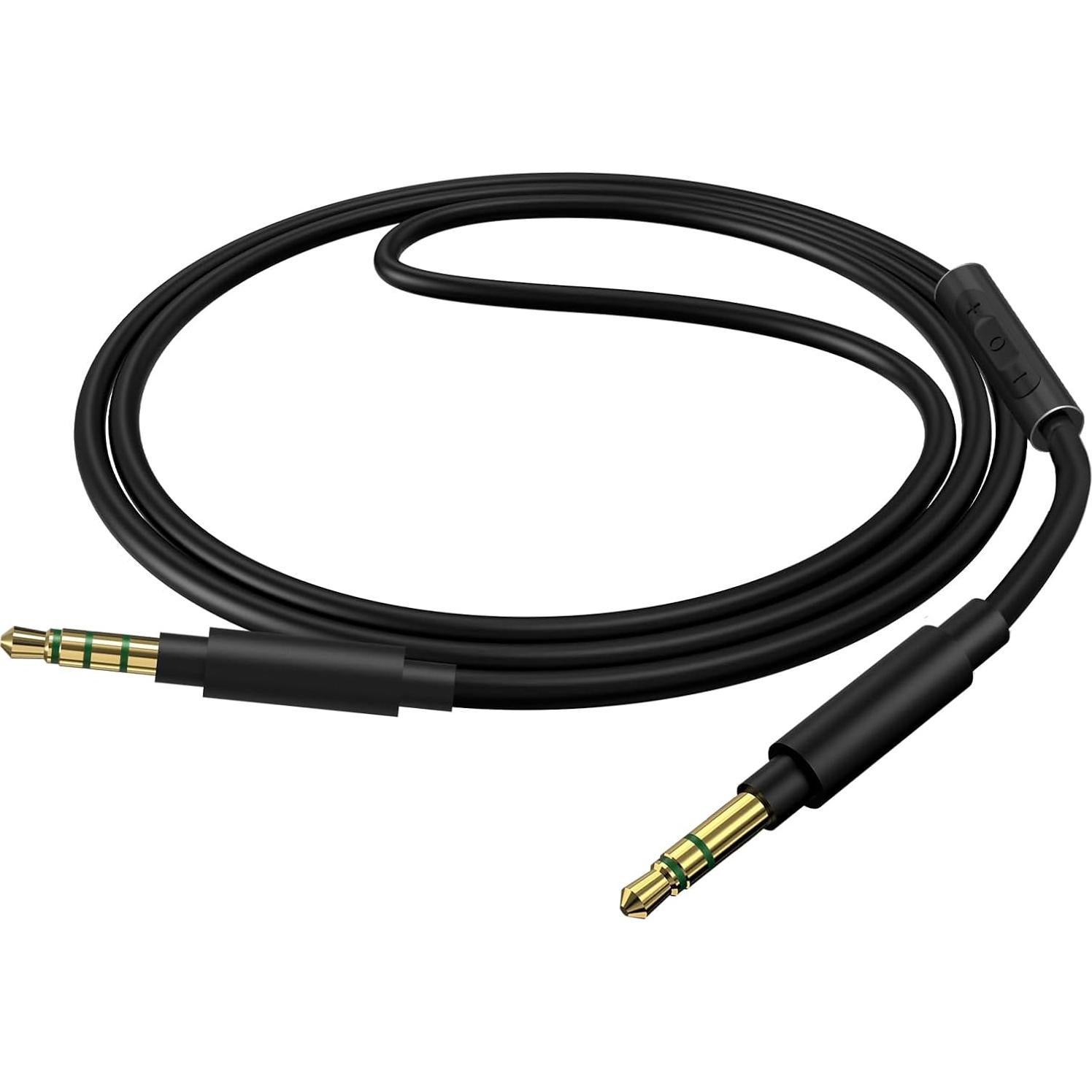 Cable de Audio Geekria con Micrófono 1.2m para Auriculares Sony