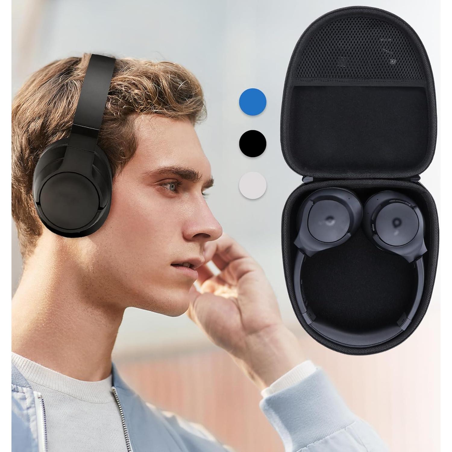 Funda Dura Lebakort para Auriculares Sony WH-CH720N Negra