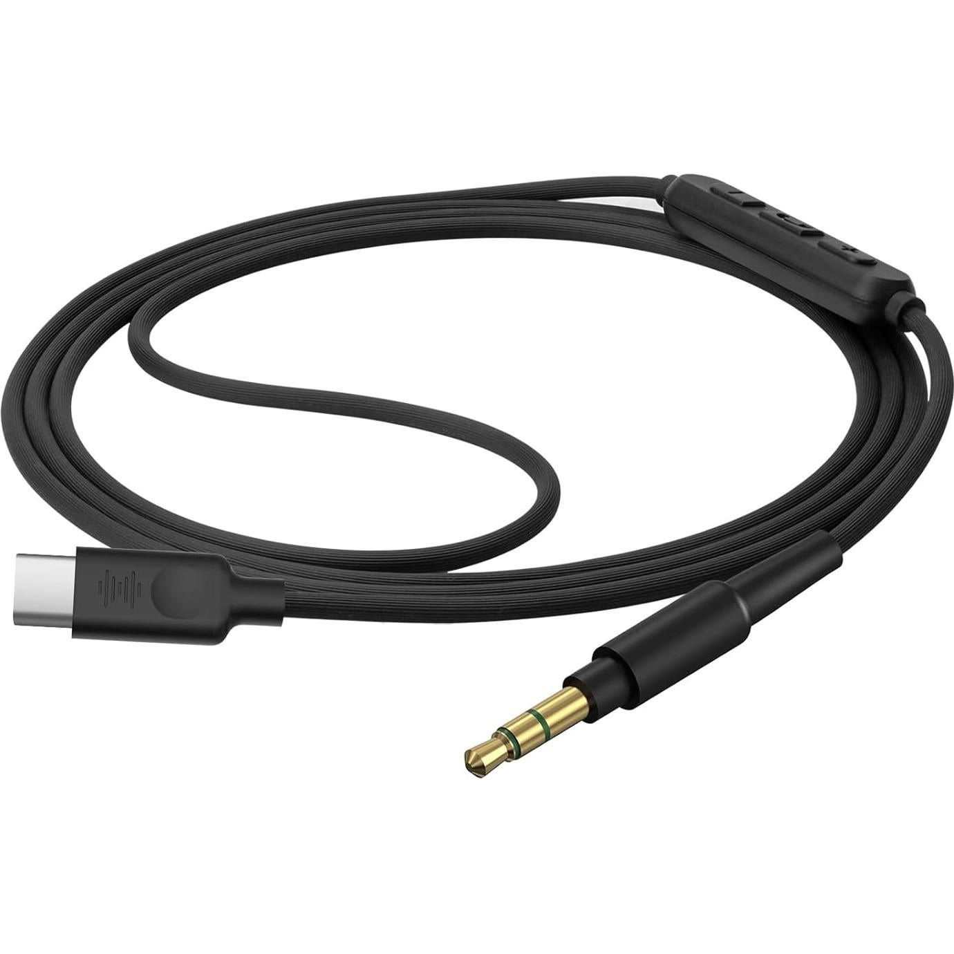 Cable USB-C a Audio con Micrófono GEEKRIA 1.2m Compatible Sony