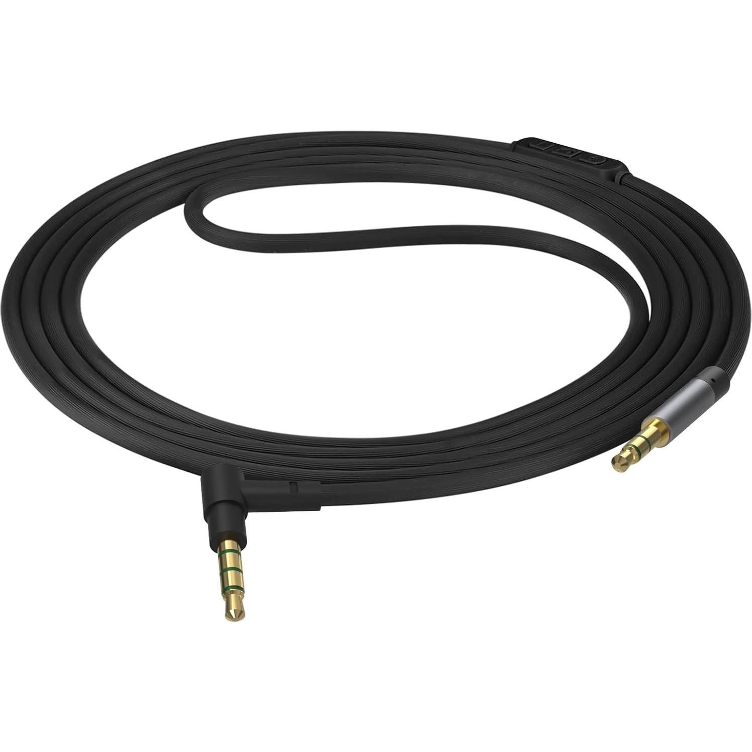 Cable de Audio Geekria 3.5mm con Micrófono para Beats y Sony