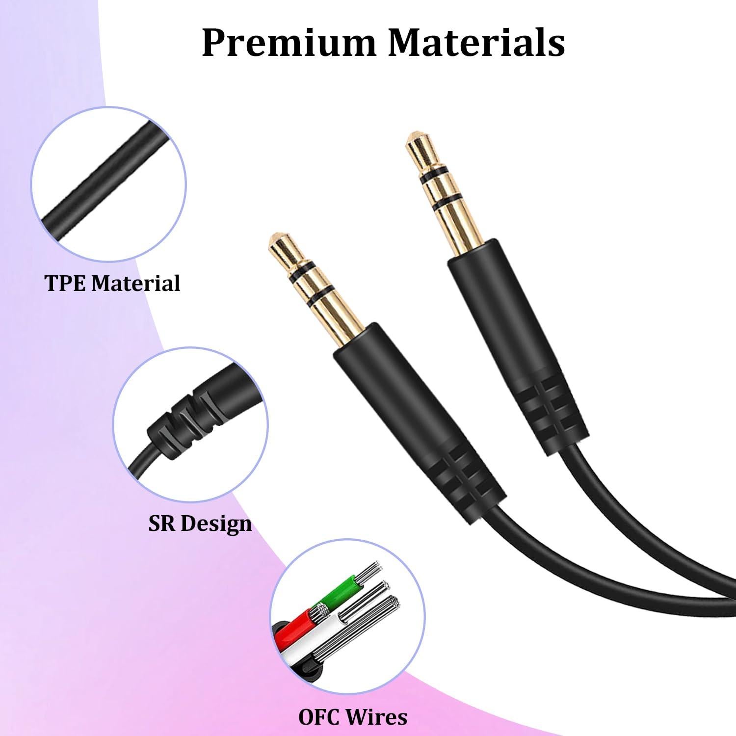 Cable de audio de reemplazo Sony 3.5mm para auriculares