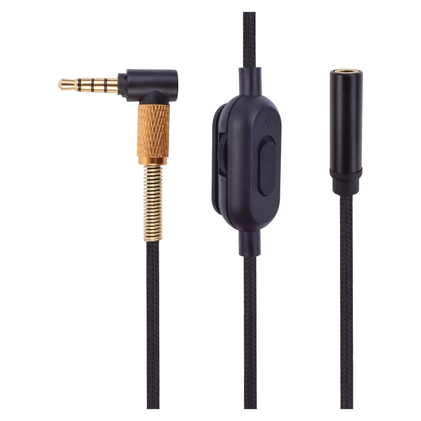 WH-1000XM5 Headphone Cable Extension Cord Wire Aux 3.5mm Male to Female Audio Jack Cable Headphone Splitter Compatible with Sony MDR-100ABN MDR-1A WH-1000xm4 WH-1000xm3 Wireless Headphones