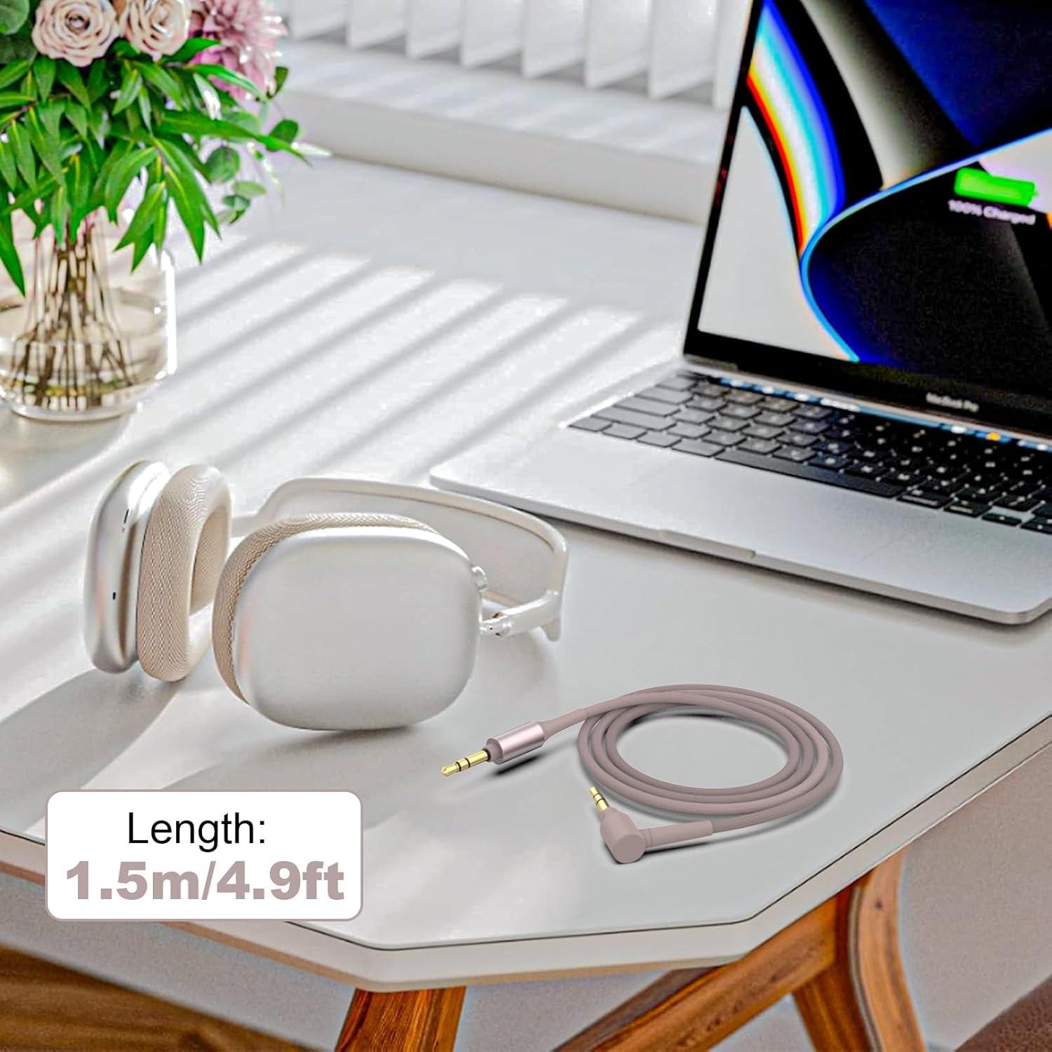 Cable de Auriculares de Reemplazo Lusgawer 150cm Dorado