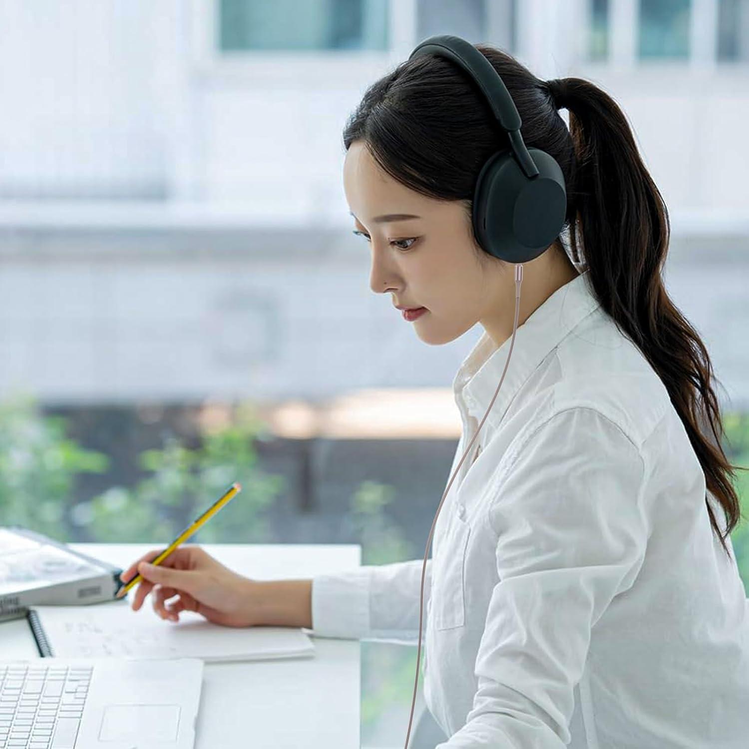 Cable de Auriculares de Reemplazo Lusgawer 150cm Dorado