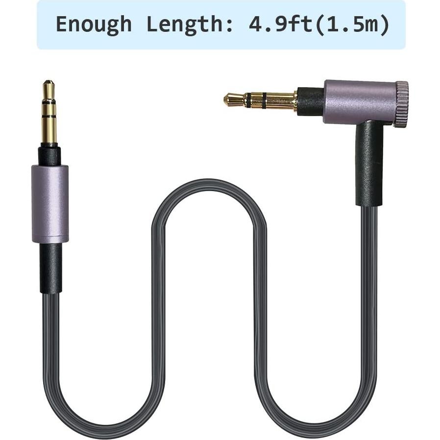 WH-1000XM5 Replacement Headphone Cable Compatible with Sony WH-1000xm5 WH-1000xm4 WH-1000xm3 WH-1000xm2,Cord fit for Sony MDR-XB950BT MDR-XB950N1 MDR-ZX770BN WH-xb910n WH-CH700N Headphone