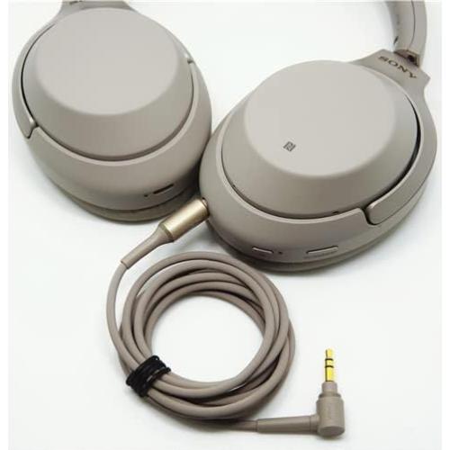 Cable de audio Sqrmekoko 1.5M chapado en oro 3.5mm para Sony