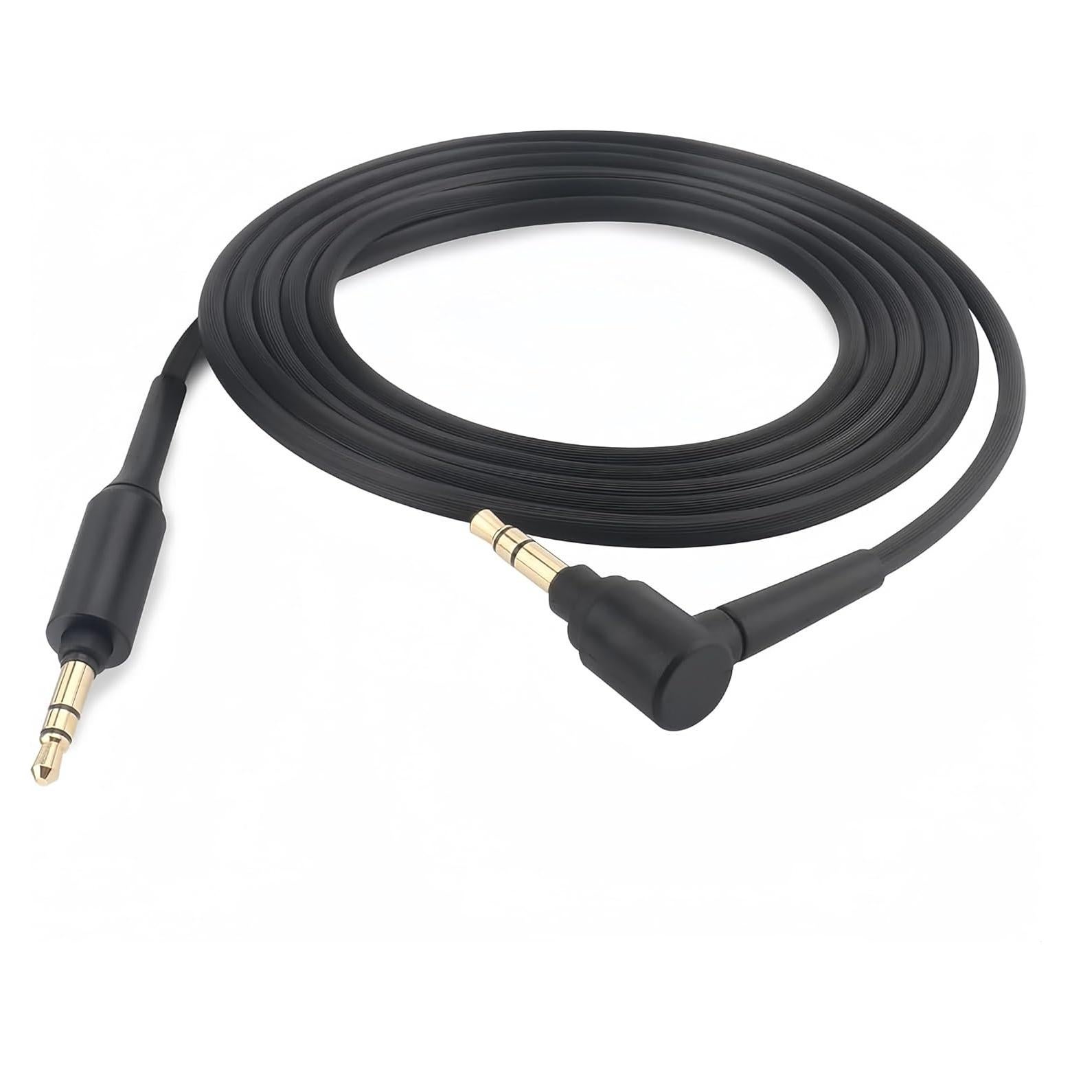 WH1000XM3 Headphone Cable Replacement Aux WH1000XM Audio Cord Compatible with Sony WH-1000XM4 WH-1000XM5 MDR-100ABN WH-H900N WH-CH700N MDR-XB950B MDR-1000X MDR-1A Headphones (Black)