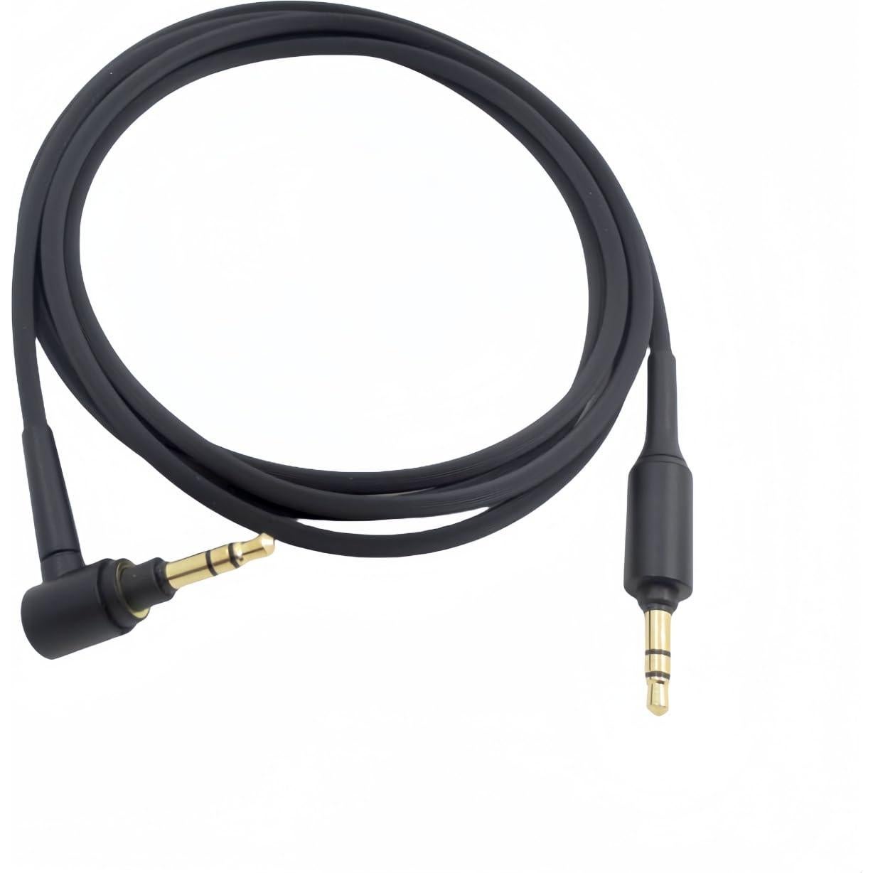 WH1000XM3 Headphone Cable Replacement Aux WH1000XM Audio Cord Compatible with Sony WH-1000XM4 WH-1000XM5 MDR-100ABN WH-H900N WH-CH700N MDR-XB950B MDR-1000X MDR-1A Headphones (Black)