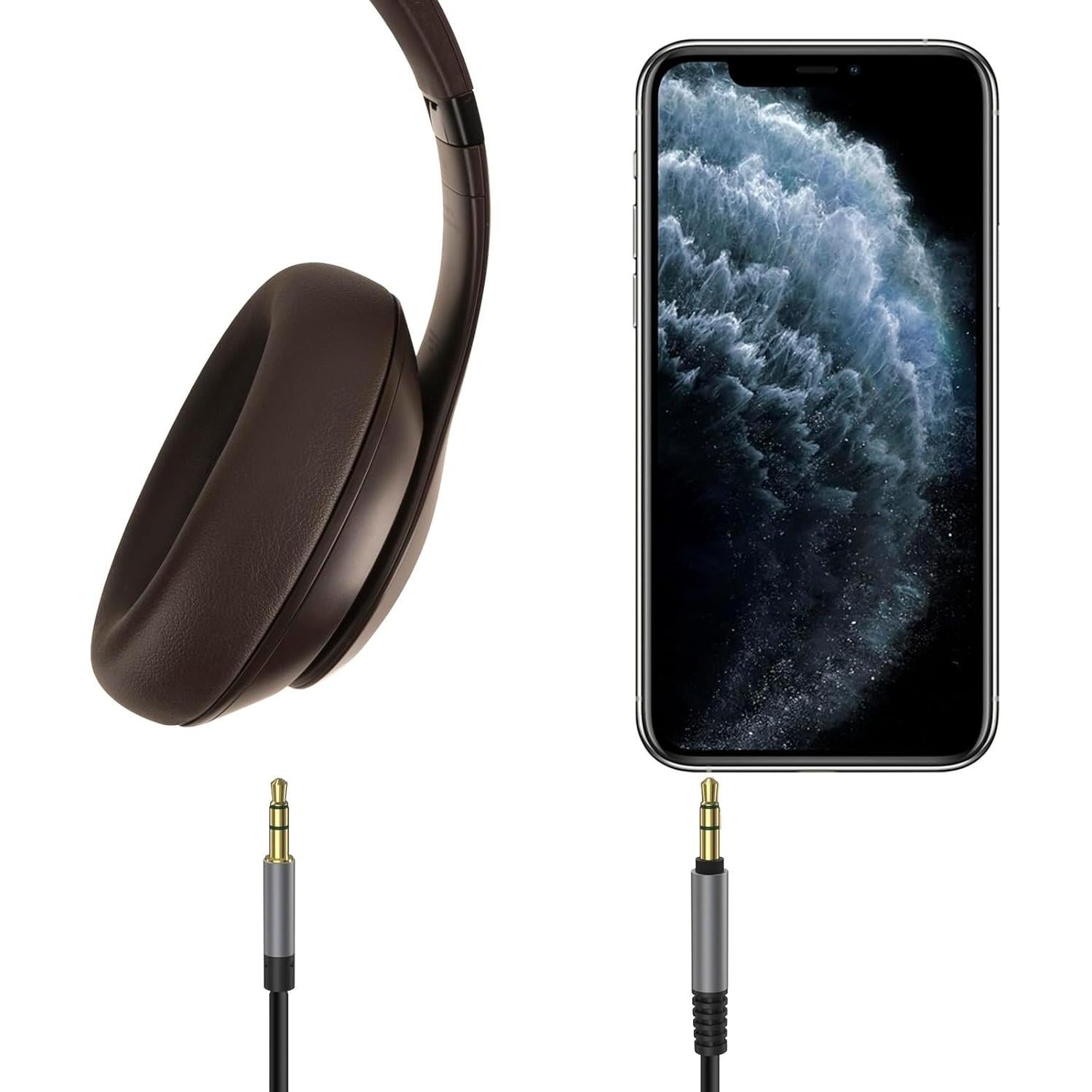 Cable de audio Linkidea AUX 3.5mm para auriculares 1.5m