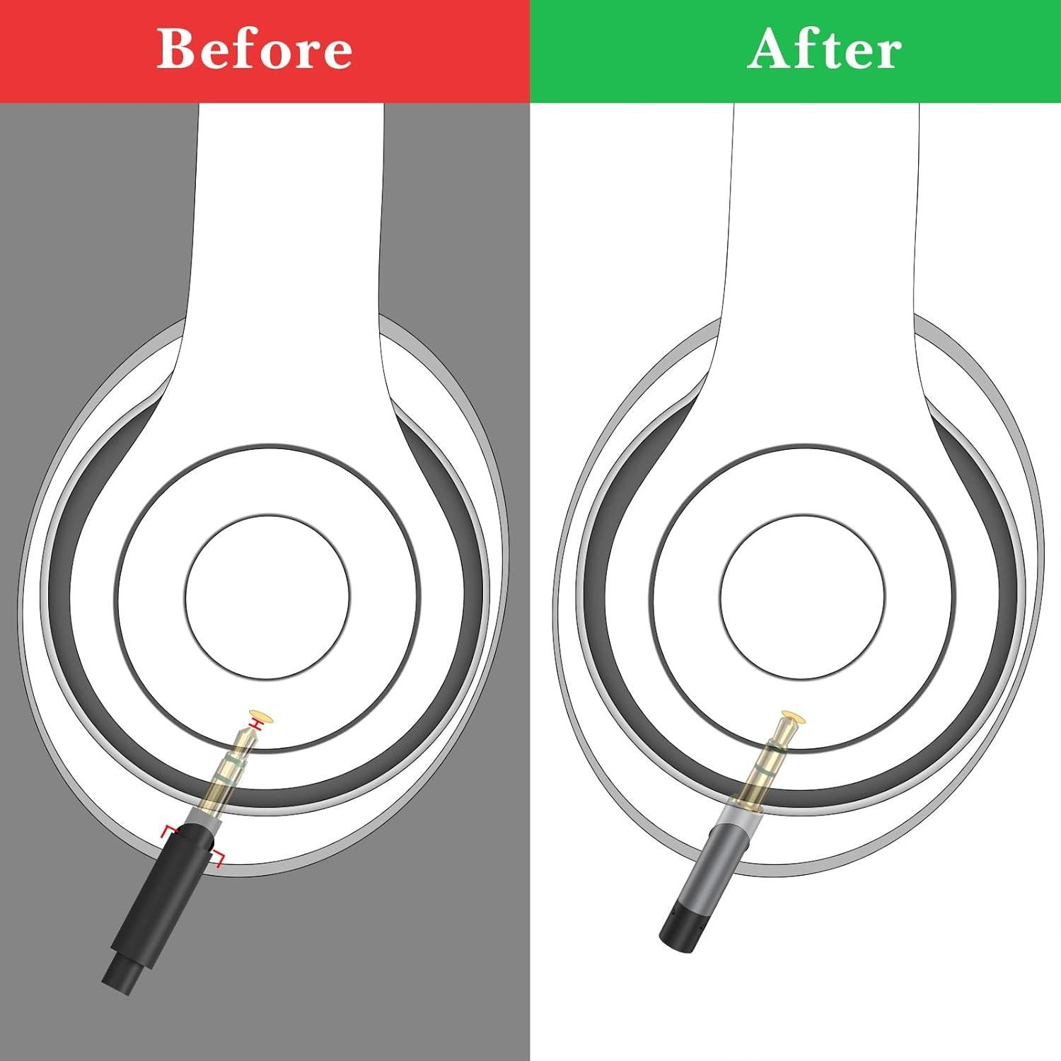 Cable de audio Linkidea AUX 3.5mm para auriculares 1.5m